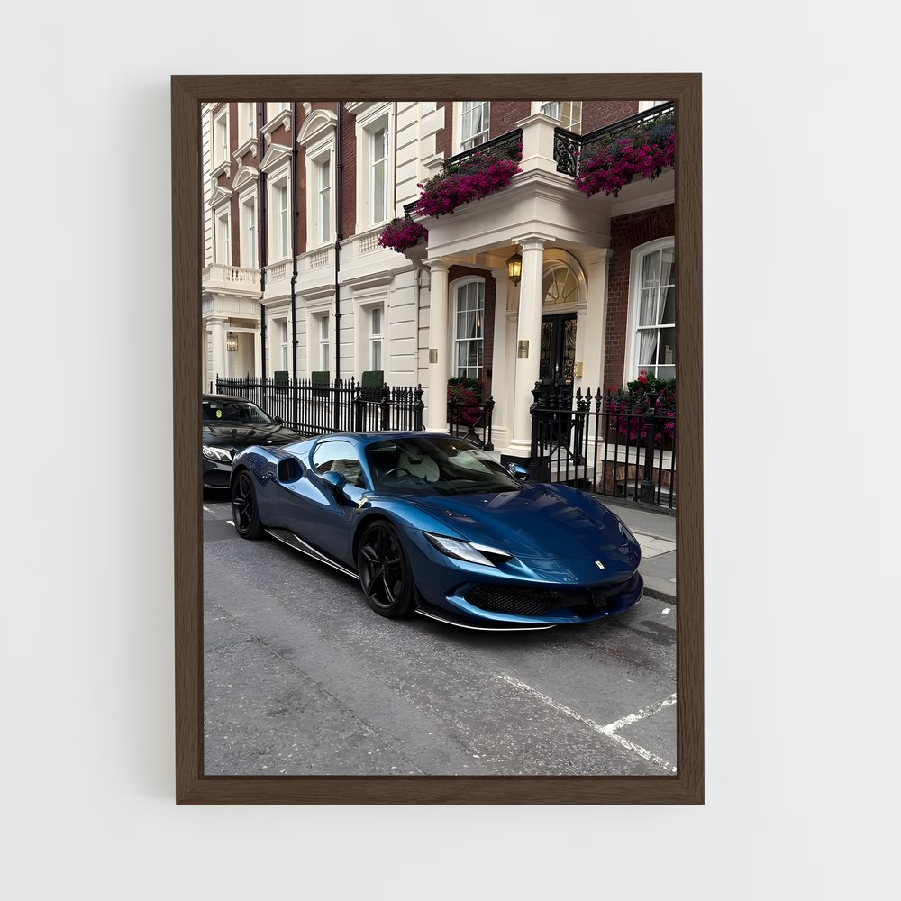 Poster London Blue – affiche Ferrari (vue 5)